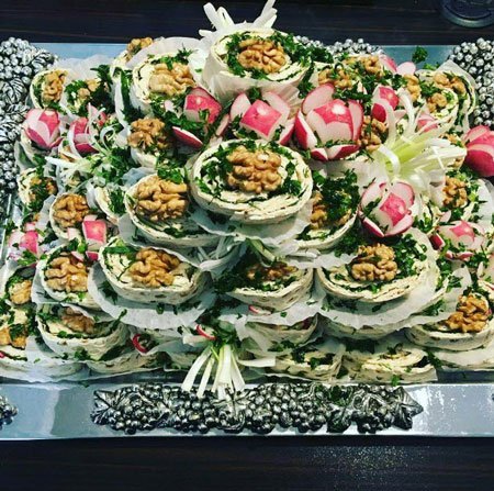  چیدمان میز مزه تولد