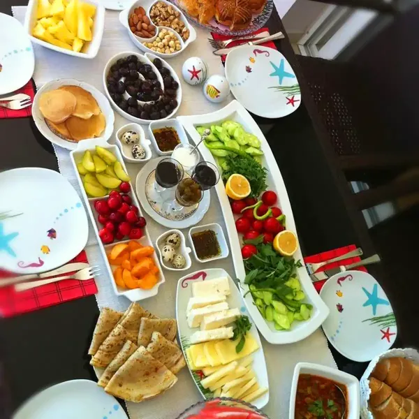عکس میز صبحانه فانتزی
