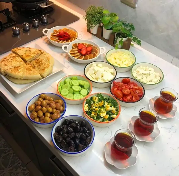 عکس میز صبحانه فانتزی