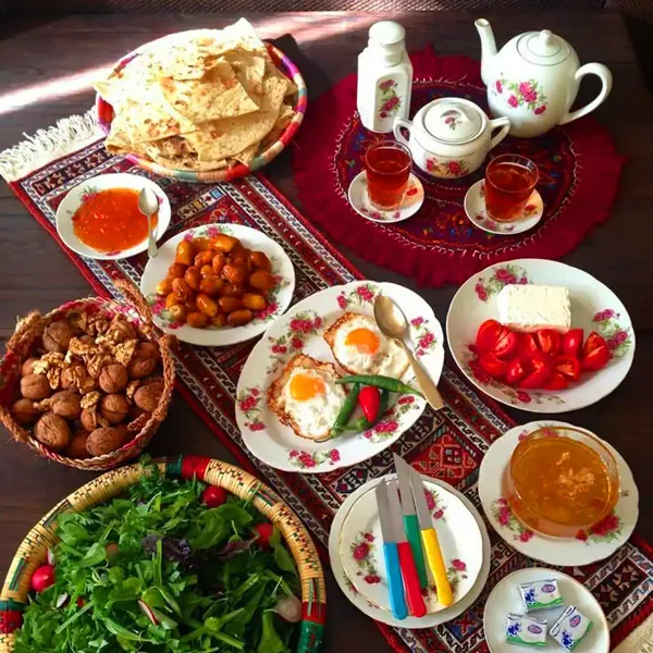 عکس میز صبحانه فانتزی