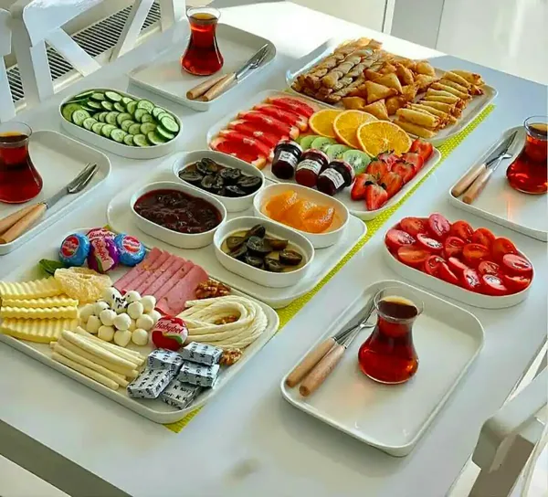 عکس میز صبحانه فانتزی