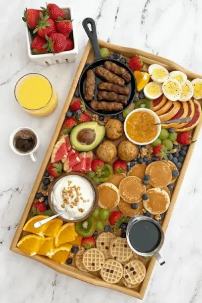 عکس میز صبحانه مهمانی