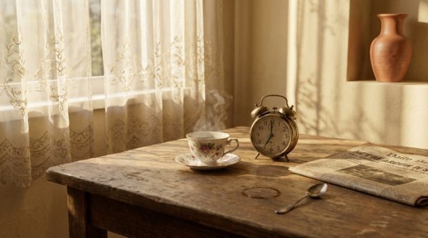 چیدمان میز صبحانه ساده