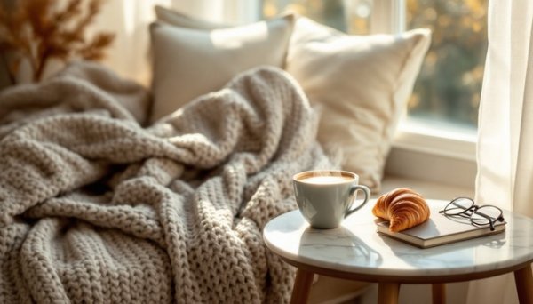 چیدمان میز صبحانه ساده