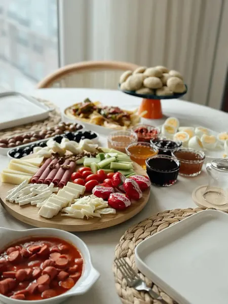 عکس میز صبحانه فانتزی