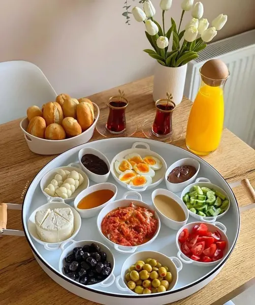 عکس میز صبحانه فانتزی