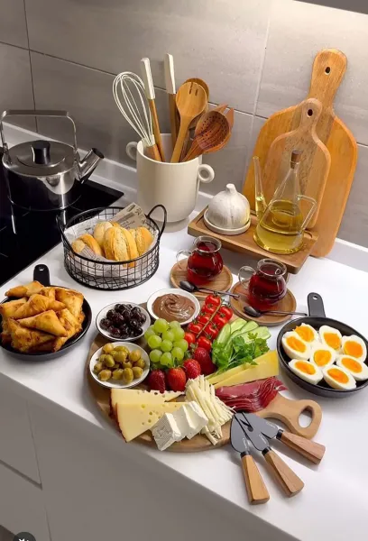 عکس میز صبحانه فانتزی