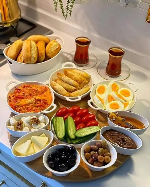 عکس میز صبحانه فانتزی