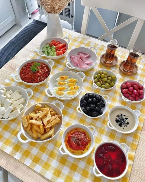 عکس میز صبحانه فانتزی