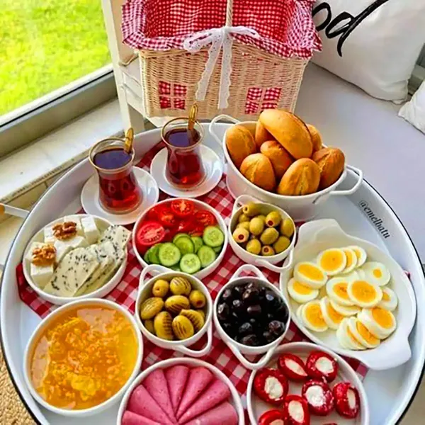 عکس میز صبحانه فانتزی