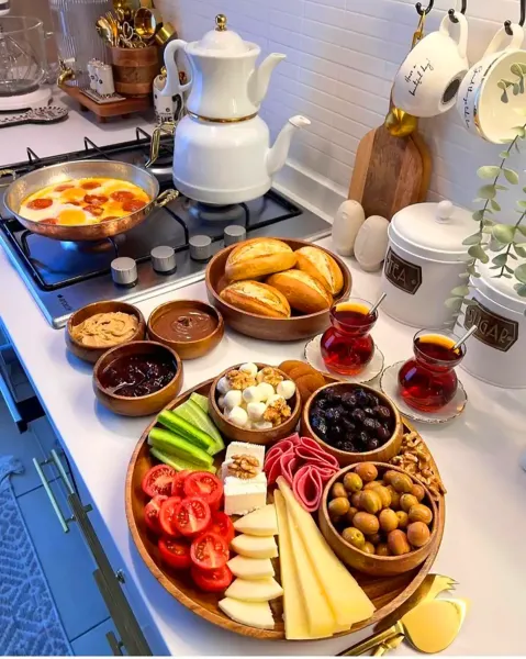 عکس میز صبحانه فانتزی