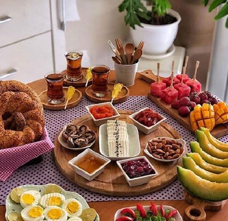 تزیین صبحانه