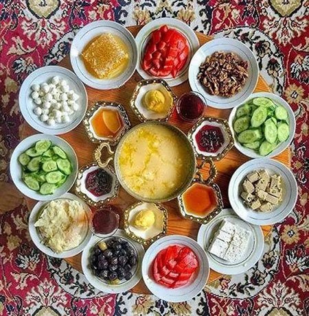تزیین صبحانه