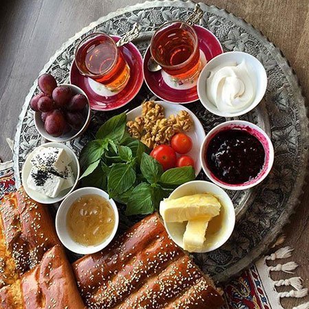 تزیین صبحانه