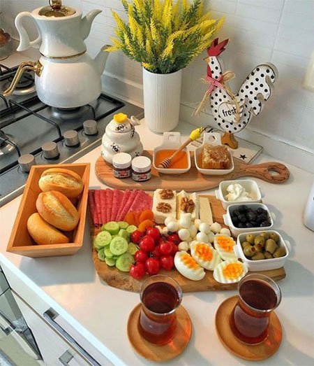 تزیین صبحانه