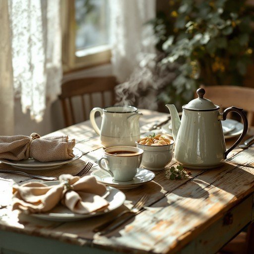 عکس میز صبحانه فانتزی