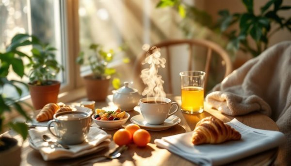 عکس میز صبحانه فانتزی