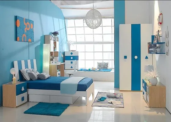  دکوراسیون اتاق خواب ساده و شیک پسرانه