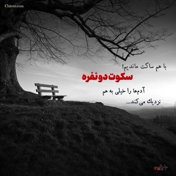 عکس نوشته یک روز من سکوت خواهم کرد