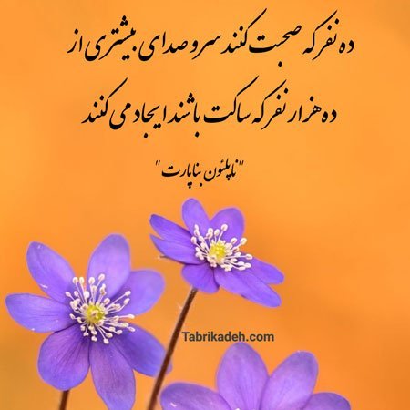 عکس نوشته سکوت بهترین جواب است
