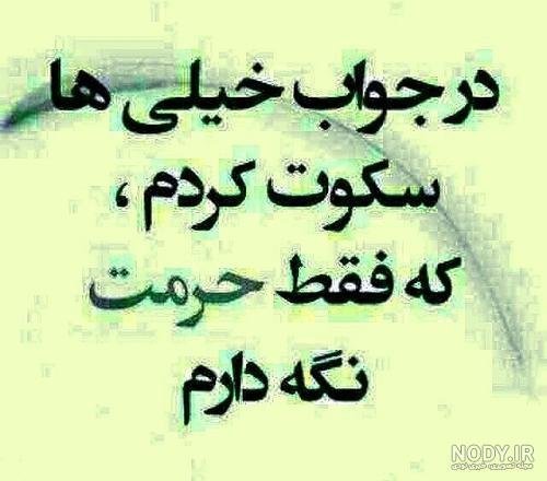  عکس نوشته در مورد سکوت