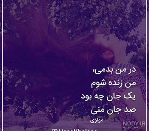  شعر درباره سکوت از مولانا + عکس
