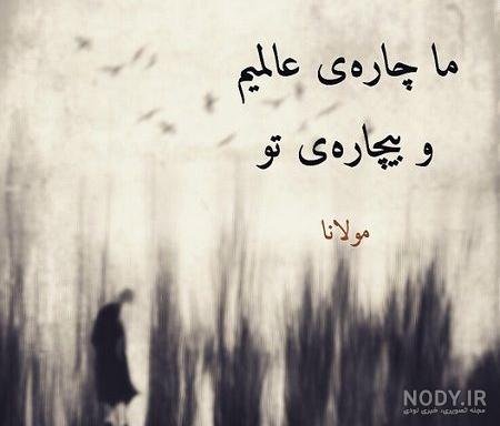  شعر درباره سکوت از مولانا + عکس