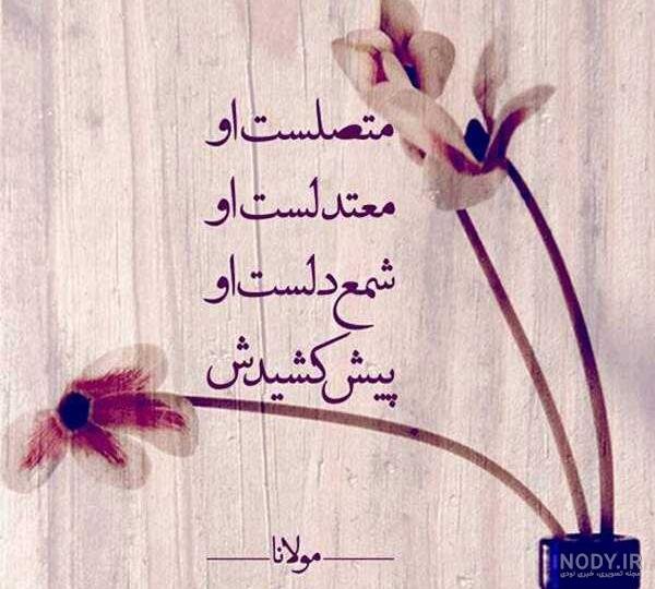  شعر درباره سکوت از مولانا + عکس