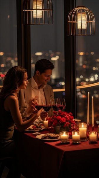 عکس شام رومانتیک
