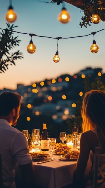 عکس شام رومانتیک