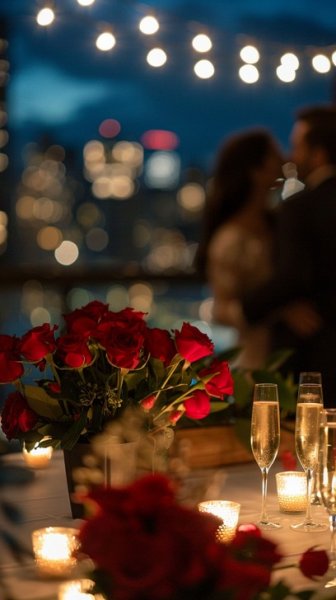 عکس شام عاشقانه لاکچری