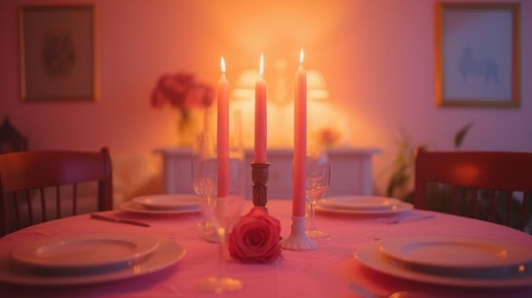 عکس شام عاشقانه لاکچری