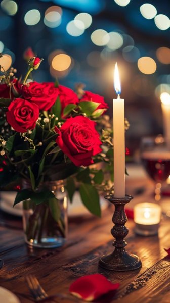 عکس شام عاشقانه لاکچری