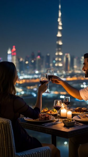 عکس شام عاشقانه لاکچری