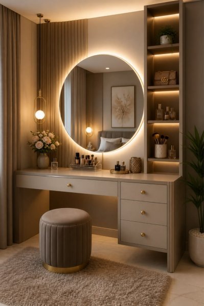 عکس مدل میز آرایش لاکچری