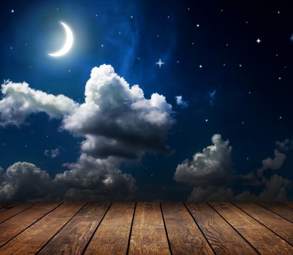 عکس پس زمینه آسمان شب