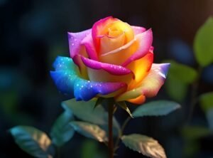  عکس گل هفت رنگ واقعی