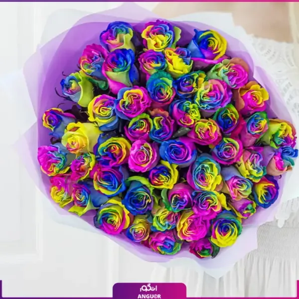  عکس گل هفت رنگ واقعی
