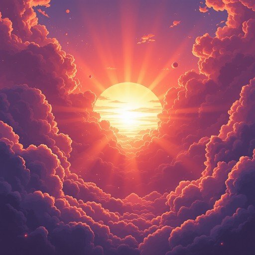  عکس غروب بنفش