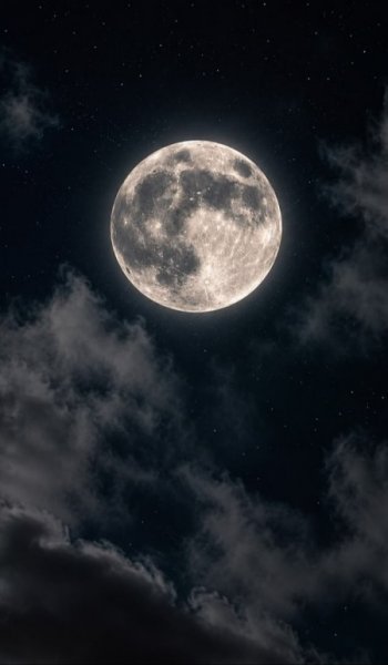  عکس ماه پشت ابر