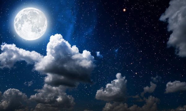  عکس ماه پشت ابر