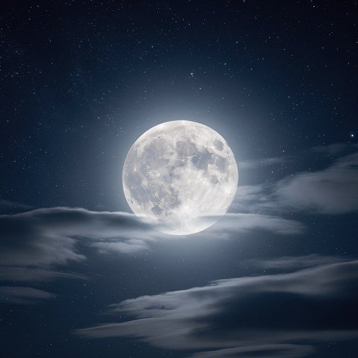  عکس ماه کامل در آسمان آبی