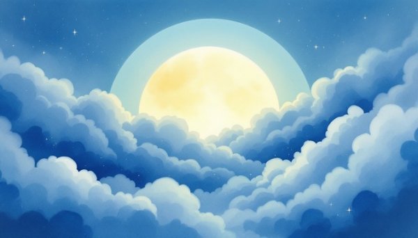  عکس ماه کامل در آسمان آبی