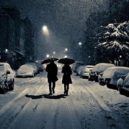  عکس برفی عاشقانه