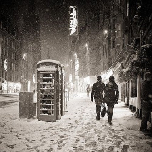  عکس برفی عاشقانه