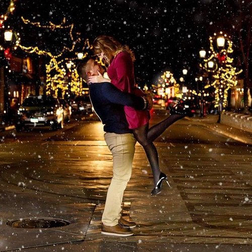  عکس برفی عاشقانه