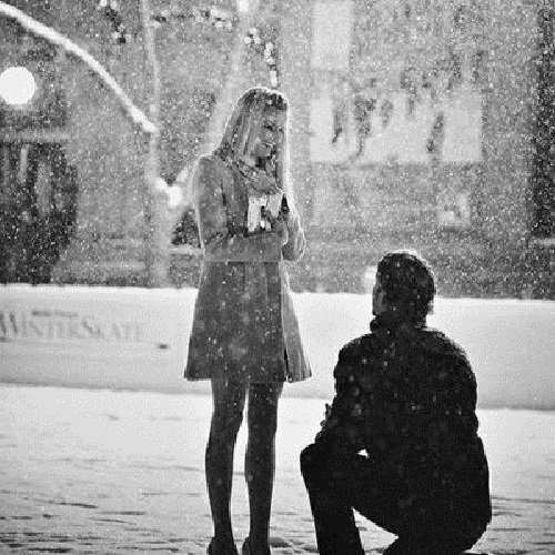  عکس برفی عاشقانه