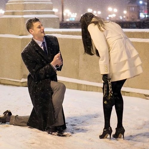  عکس برفی عاشقانه
