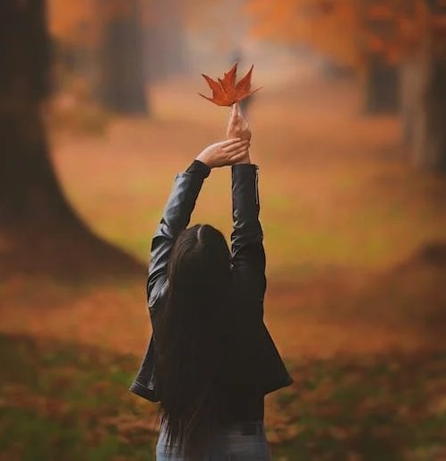 زیباترین عکس پاییزی دنیا دخترانه