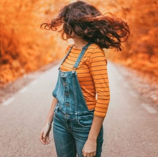 زیباترین عکس پاییزی دنیا دخترانه